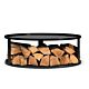 Base CookKing pour bols à feu avec rangement en bois 82 cm produit photo avec bois
