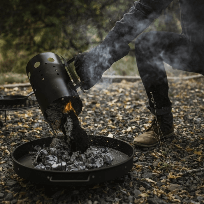 Barebones Cowboy Grill Plateau à Charbon de Bois