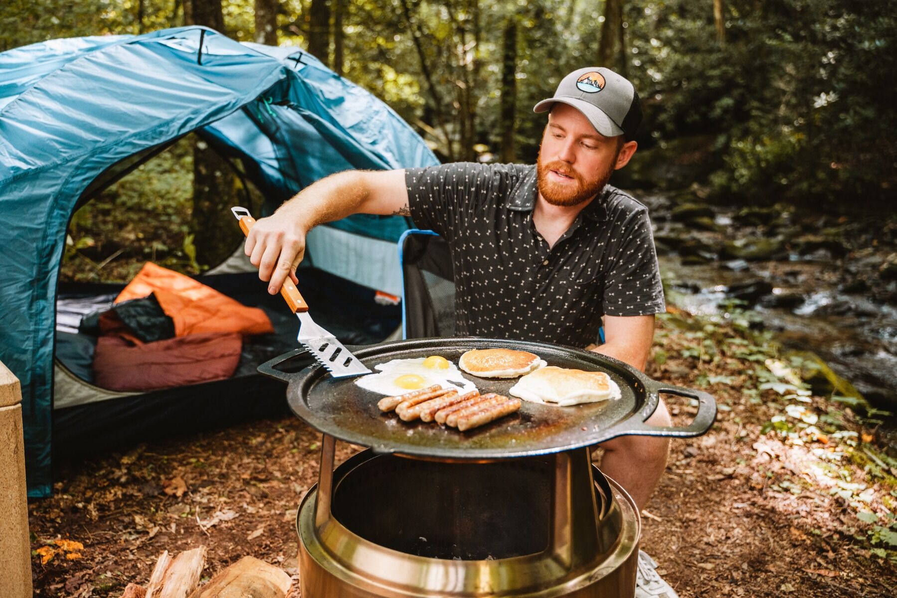 Solo Stove Adapter + Plancha pour Ranger Acier Inoxydable Ø 36.2cm